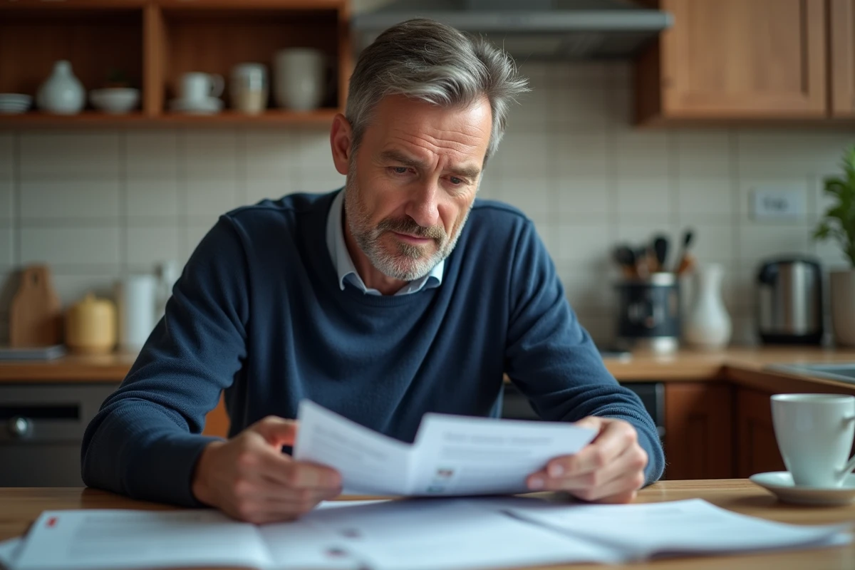 Homme comparant les promesses marketing et les devis réels d'une clinique dentaire The Smilist à domicile