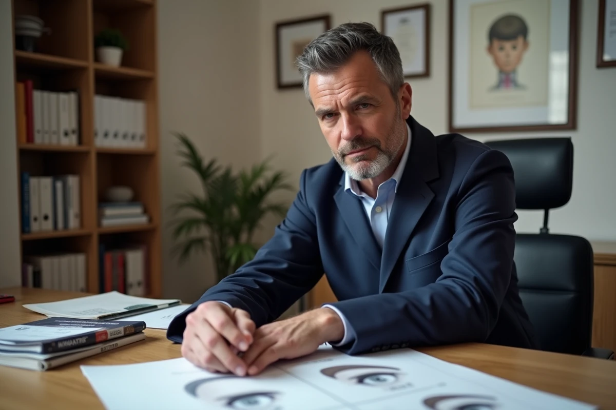 Dermatologue expliquant la suppression de sourcils